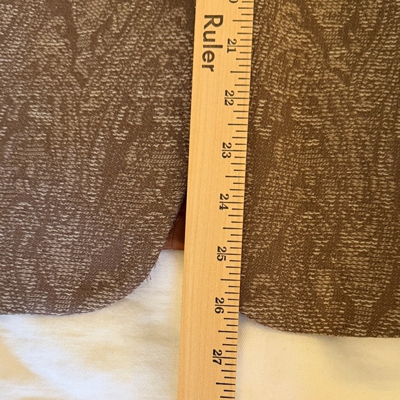 Valerie Stevens Petites Brown Paisley Jacquard Blazer Jacket Women's Size 8 - Picture 6 of 6